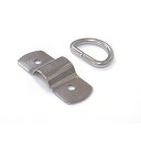 【メーカー在庫あり】 P10242 (株)ニッサチェイン ニッサチェイン ステンレスDリング&カン座 12mm(2個入) P-10242 JP店