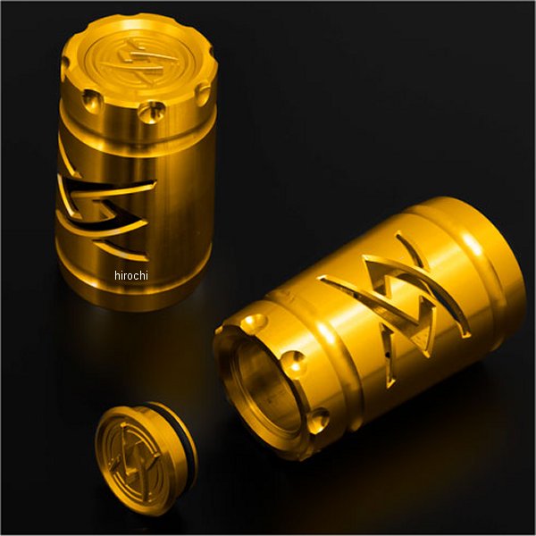 【メーカー在庫あり】 ピーエムシー PMC ARCHI ビレットスライダーカバー Z900RS/CAFE マリーゴールド ..