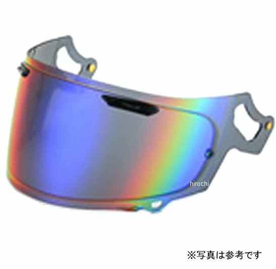 【メーカー在庫あり】 ティーズ T's ミラーシールド Arai VAS-A セミスモーク/チタンブルー 4986222954..