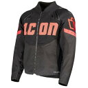 アイコン ICON 2025年春夏モデル ジャケット CONTRA3 HERO 黒 3XLサイズ 2820-7055 JP店