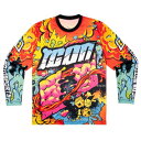 アイコン ICON 2025年春夏モデル ジャージ SCATTERBRAIN 黒 3XLサイズ 2824-0115 JP店(2)