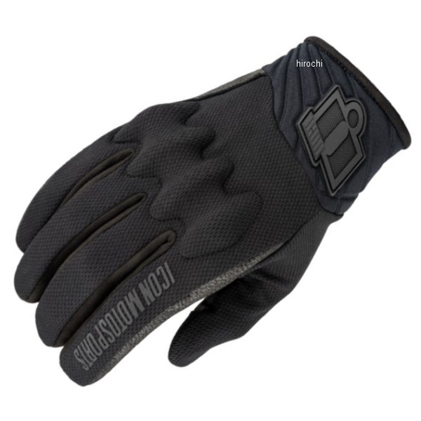 アイコン ICON 春夏モデル グローブ ANTHEM 3 黒 Sサイズ 3301-4863 JP店