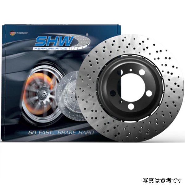 【USA在庫あり】 SHW 19-21 BMW M2 Competition 3.0L w/o Ceramic Brakes Left フロント Drilled LW ブレーキローター (34118072017) shwBFL48251 JP店