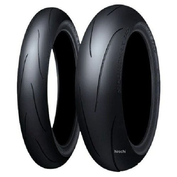 ダンロップ DUNLOP SPORTMAX Q5SF TL 110/70ZR17M/C 54W フロントリム径：17インチ用途：フロントタイヤ幅：110偏平率：70「SPORTMAX Q5S」は、“新時代S級ハイグリップ をコンセプトに設計された最新モデル。前モデル「SPORTMAX α-14」から大幅な進化を遂げ、ドライ・ウェットでのグリップ性能とライフ性能をさらに向上させました。また、軽快なハンドリングはそのままに、乗り心地や接地感を改良。サーキット走行からワインディングでのアグレッシブな走行まで、多彩なシーンでライダーの走行意欲を掻き立てます。339975-DP楽天 JP店