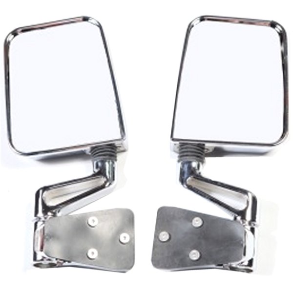 【USA在庫あり】 Rugged Ridge 87-02 Jeep ラングラー YJ/TJ Chrome Dual Focus Door Mirror Kit rug11..