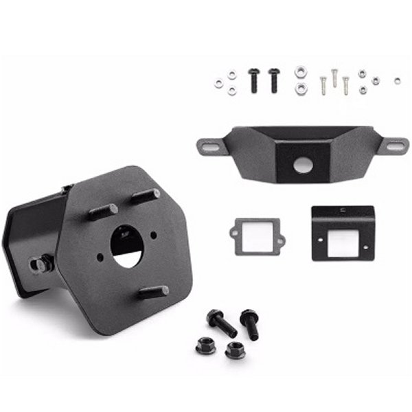 【USA在庫あり】 Rugged Ridge 20年-24年 ジープ Gladiator Wingmate Tire Mount & Camera Relocation キット - Tex. ブラック rug11540.46 JP店