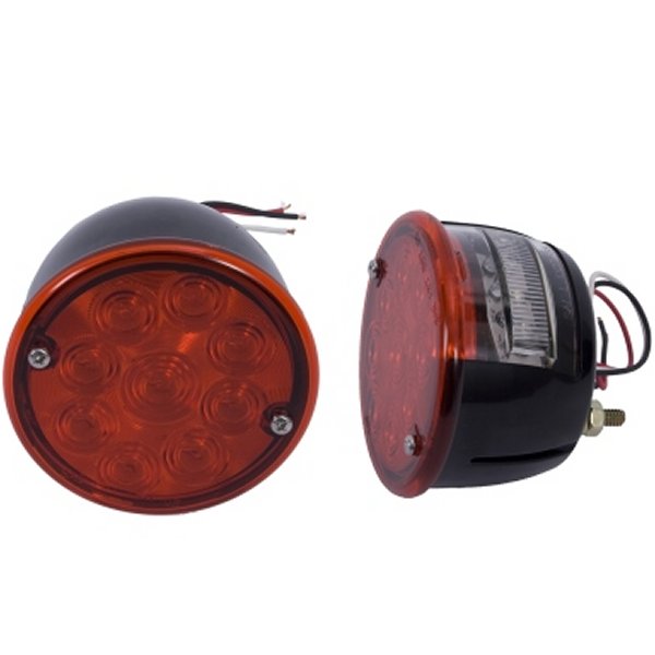 【USA在庫あり】 Rugged Ridge LED Tail ライト セット 46年-75年 Willys & ジープ CJ rug12403.84 JP店