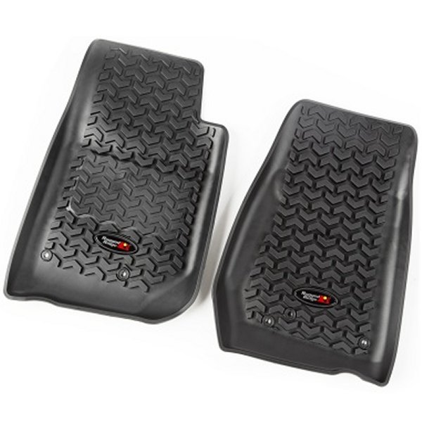 【USA在庫あり】 Rugged Ridge Floor Liner フロント Black 2007-2018 Jeep ラング...