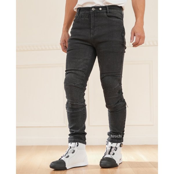 【メーカー在庫あり】 コミネ KOMINE 春夏モデル エニグマライトプロテクトフィットジーンズ デニムブラック XL/34サイズ WJ-7495R JP店