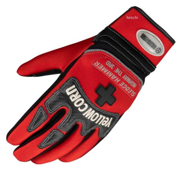 イエローコーン YeLLOW CORN 2025年春夏モデル ネオプレングローブ 赤 Lサイズ YG-085R JP店