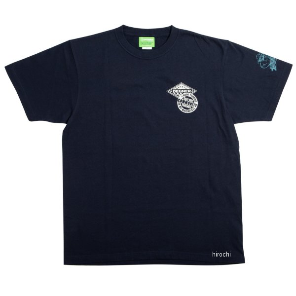 デグナー DEGNER 2025年春夏モデル コットンTシャツ ネイビー Mサイズ 25TS-1 JP店