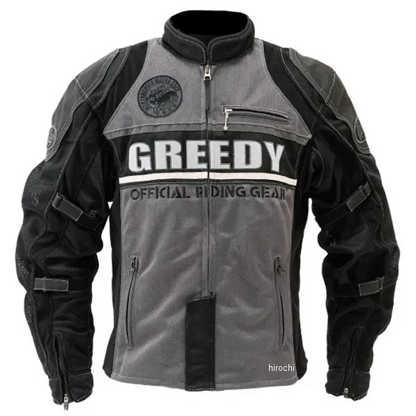 Nylon Jackets - GNS-061 グリーディー GREEDY 春夏モデル スポーツメッシュジャケット グレー Mサイズ GRGNS061GYM JP店