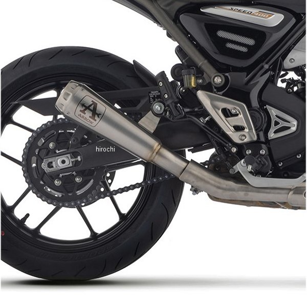 アロー Arrow スリップオンマフラー Pro-Race ニクロム ステンレス 24年 トライアンフ Speed400 71974PRI JP店