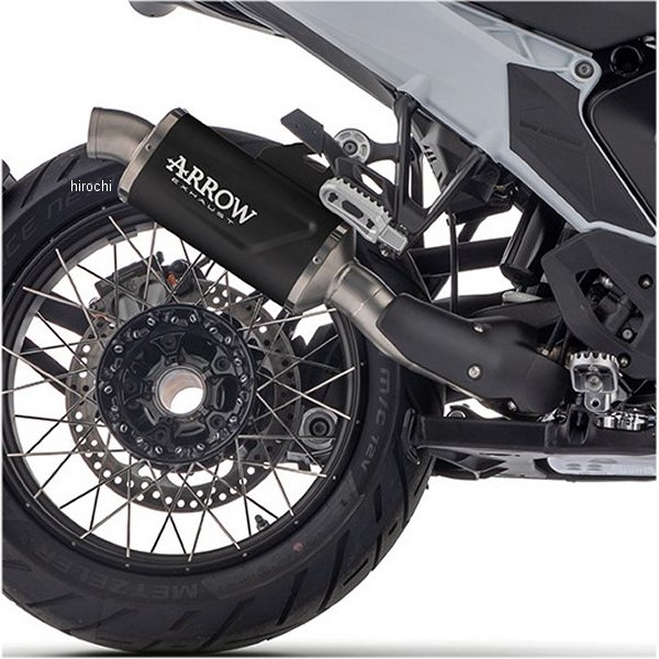 72651AON アロー Arrow スリップオンマフラー Indy Race EVO アルミダーク ステンエンド 24年 BMW R1300GS 72651AON-r1300gs JP店