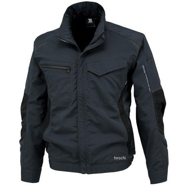 【メーカー在庫あり】 TSデザイン ストレッチタフワークジャケット 黒/チャコールグレー Mサイズ 84636 JP店(2)