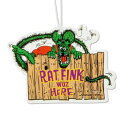 【メーカー在庫あり】 MQQNEYES ムーンアイズ RAT FINK エアーフレッシュナー WUZ HERE RAF602WU JP店