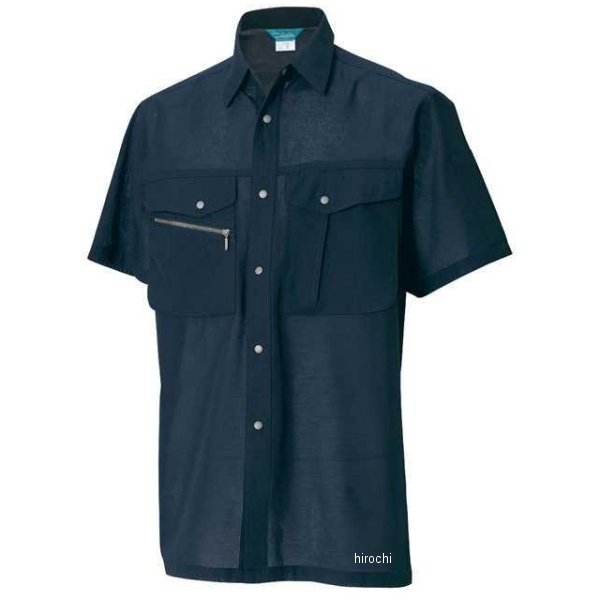 【メーカー在庫あり】 TSデザイン 半袖シャツ ネイビー 4Lサイズ 7155 JP店