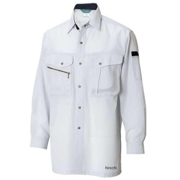 其它 - 【メーカー在庫あり】 TSデザイン 長袖シャツ シルバーグレー Lサイズ 7105 JP店