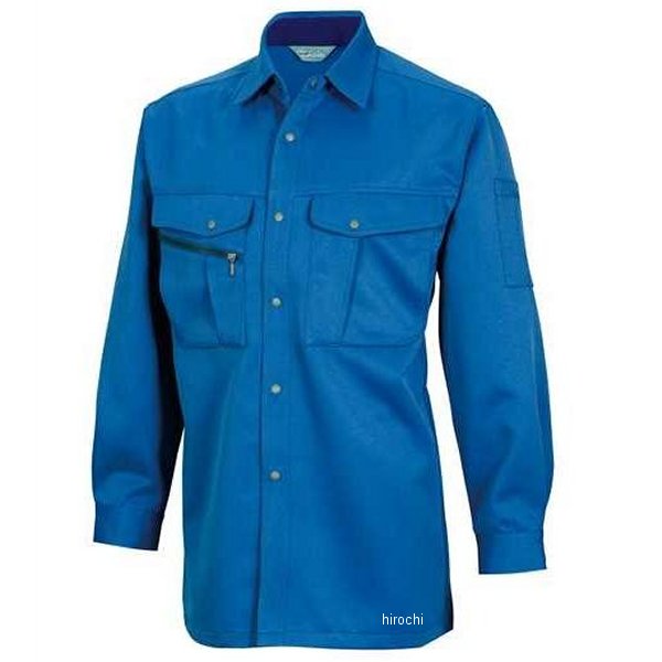 TSデザイン 長袖シャツ 青 6Lサイズ 7115 JP店