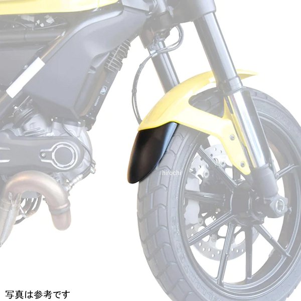 ピラミッドプラスチック Pyramid Plastics 延長フェンダー ショート 14年-22年 スクランブラー Icon 黒 055156 JP店