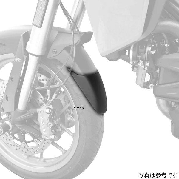 ピラミッドプラスチック Pyramid Plastics 延長フェンダー ショート 21年-22年 Multistrada V2 黒 055157 JP店