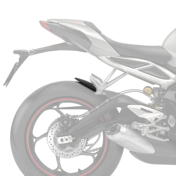 ピラミッドプラスチック Pyramid Plastics ハガー エクステンション 17年-22年 Street Triple765 R マットブラック 076812 JP店