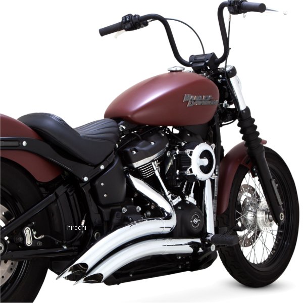 【メーカー在庫あり】 バンス＆ハインズ フルエキゾースト ビッグラディウス 2-2 18年-22年 ソフテイル クローム 26377 JP店