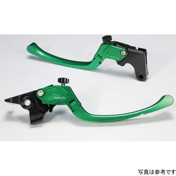 ユーカナヤ U-KANAYA ビレットレバーセットホンダ CB400SF/SB NC42(※08年-13年ABS車を除く)タイプ:クイックタイプ ロングカラー:グリーン※ご注文時にアジャスターカラーを備考欄にご指定ください。 全7色【ブラック、ゴールド、シルバー、ブルー、レッド、チタンカラー、グリーン】可倒式Rタイプ・ツーリングタイプ2モデルの長所を取り入れレバー形状を見直し操作性の向上を計ったモデル。 無段階アジャスト機構によりレバーの位置を指の長さに合わせて細かく設定。 レバー先端部分で約30mmの調整幅。 握り部分が緩やかな曲面形状となるため、手に馴染みやすくレバーを握りこんだ際に力が逃げにくい形状。握る力のロスが少ないため手や指の疲れが気になるロングツーリングなど距離を走るシーンにも最適。 レバーエンド形状の最適化によりバーエンドへの接触を極力おさえる構造。 万が一の転倒に可倒機構を備えレバーが地面に当たると上方向に力が逃げてレバーの折損を防止。 レバー7色×アジャスター7色、合計49種類のカラーバリエーション。※オプションにてカーボンシールでカスタマイズも可能。オンラインショップよりご購入ください。 ロング (レバー単体全長：約180mm) ミドル (レバー単体全長：約167mm) ※ブレーキ・クラッチの左右セット販売となります。HO013-010-1007楽天 JP店