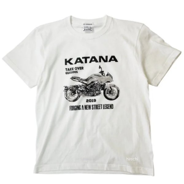 スズキ SUZUKI KATANA GSX1100S Tシャツ 白 XLサイズ 2401SZ21-02 JP店