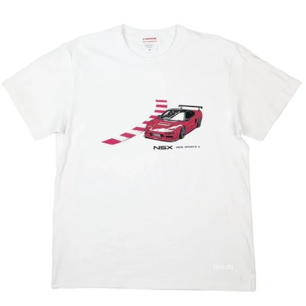 ホンダ NSX サーキット Tシャツサイズ:Lカラー:ホワイト丸胴仕様【仕様説明】ホンダNSXのイラストがプリントされたTシャツです。本田技研工業公認のライセンス取得商品です。【5.6オンス ヘビーウエイト 100％コットン】Tシャツは大人がすっきりと着こなせるしっかりとした5.6オンスのヘビーウエイト生地を採用。しっかりしているので繰り返し着てもよれることが少なくスタイリングが決まる一枚です。2401HD41-05楽天 JP店