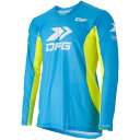 【メーカー在庫あり】 ディーエフジー DFG ワークス ジャージ チャンプ 青/フローイエロー Mサイズ C0434 JP店(2)