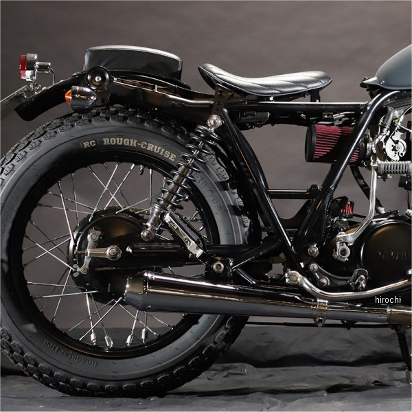 【メーカー在庫あり】 GOODS グッズ スリップオンマフラー REVERSE CONE MEGAPHONE MUFFLER SR400、SR500 クローム G4-00195 JP店