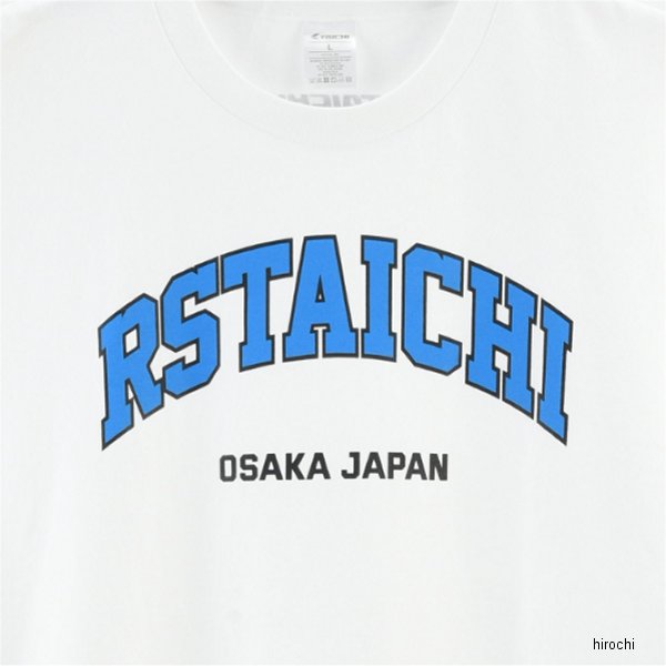 RSタイチ RSTaichi 春夏モデル Tシャツ VARSITY LOGO T-SHIRT 白 Mサイズ RSU121 JP店