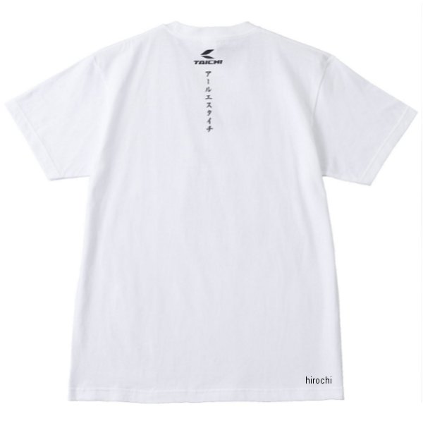 RSタイチ RSTaichi 春夏モデル Tシャツ TIME TO RIDE T-SHIRT 白 Sサイズ RSU122 JP店