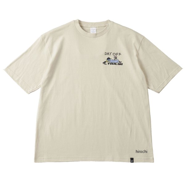 RSタイチ RSTaichi 春夏モデル Tシャツ DAY OFF OVER SIZE T-SHIRT ライトベージュ...