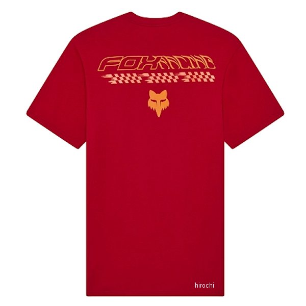 【メーカー在庫あり】 フォックス FOX チェッカード プレミアムTシャツ カーディナ...