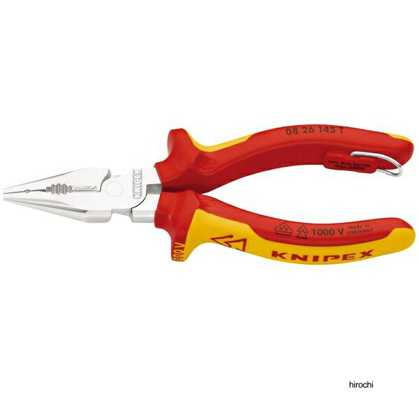 ڥ᡼߸ˤ ˥ڥå KNIPEX 1000V ˡɥΡڥ 145mm ɻ 0826-145T JPŹ