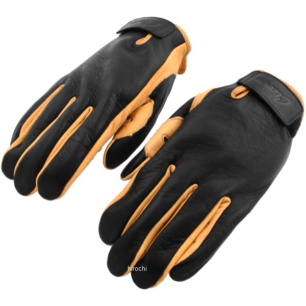 クレバーオム CLEVER HOMME レザーグローブ 3シーズン 黒/ベージュ Mサイズ COG-701S JP店