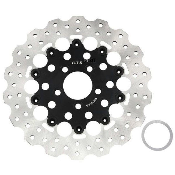 【メーカー在庫あり】 G.T.S ジーティーエス フローティングローター ウェーブ 11.5 リア ラウンドブラ..