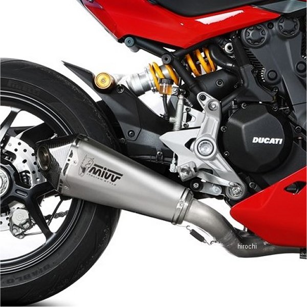 ミヴ Mivv スリップオンマフラー 触媒なし DELTA RACE 21年-24年 SuperSport950 ステンレス D.054.LDRX..