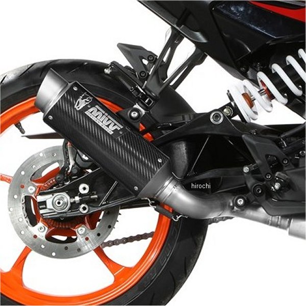 ミヴ Mivv スリップオンマフラー GP PRO 24年-25年 125DUKE カーボン KT.031.L2P JP店