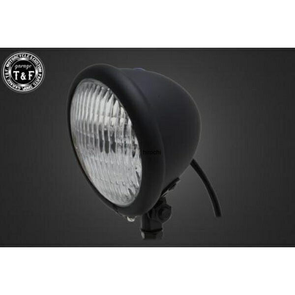 【New】 ガレージT&F 4.5in ベーツライト(マットブラック)イエローレンズ+ステーK エリミネーター250V 4021719 JP店