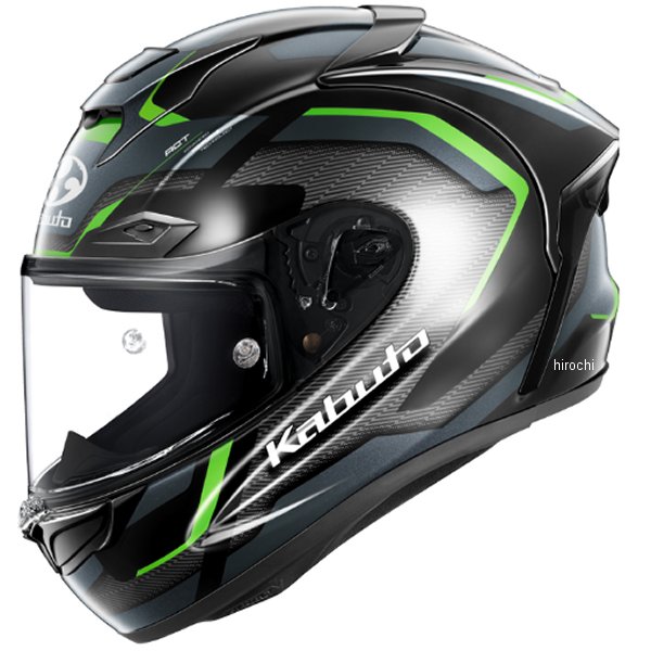 【メーカー在庫あり】 オージーケーカブト OGK KABUTO フルフェイスヘルメット F-17 ZESTAL ブラックグリーン Lサイズ 4966094636258 JP店
