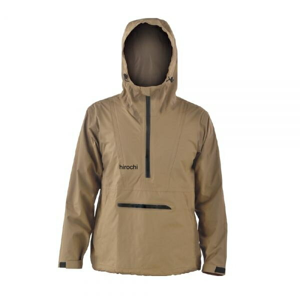 【メーカー在庫あり】 NBS バイクパーツセンター B-201 フーバー レインジャケット/プルオーバー LL キャメル 905914 JP店