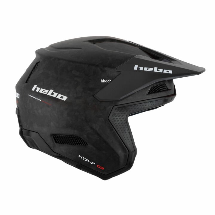 エボ HEBO ZONE PRO RACE CARBON FG XXLサイズ：XXLカラー：RACE CARBON FGHEBOのトライアルヘルメットZONE PROは、世界的に圧倒的なシェアを誇るZONE4の血統を受け継ぐ、トライアルスポーツ専用に設計されたヘルメットです。軽量強固なグラスファイバーシェル: 高い耐久性と軽さを兼ね備え、長時間の使用でも疲れにくいEPSライナー: 通気性と衝撃吸収性に優れた内装材が頭部をしっかり保護抗菌冷感素材内装: 内装は洗濯可能・脱着式で、清潔さを保ちながら快適な使用感を提供最適化されたベンチレーション: 67箇所のベンチレーションで優れた通気性を実現、長時間の使用でも涼しく快適スクリューレスピークバイザー: 安全性を高めるためのバイザーが、工具なしで簡単に取り外し可能インカム用スピーカーホール: インカムの取り付けに対応しており、コミュニケーションの向上に貢献安全規格: TRIAL-GPに参戦可能な安全規格に加え、日本仕様はさらに厳格な特別仕様トップライダーの使用: ボウ、マルセリ、ゲラベルト、ヘミングウェイなど、TRIAL-GPトップライダーが使用CHC1064NXXL楽天 JP店