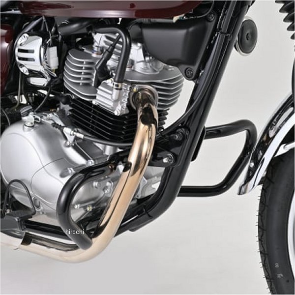 【メーカー在庫あり】 デイトナ パイプエンジンガード W230、MEGURO S1 グロスブラック 61563 JP店