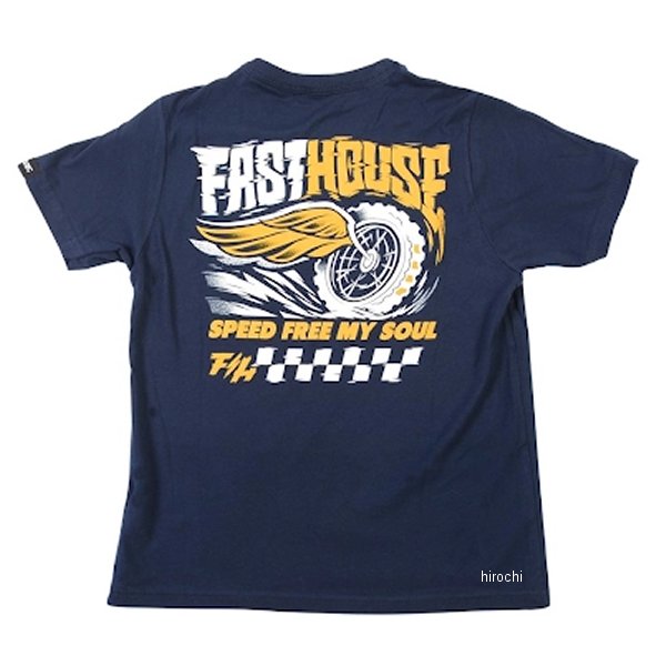 【メーカー在庫あり】 ファストハウス FASTHOUSE ユース ハイローラー Tシャツ ミッドナイトネイビー YMサイズ 1446-3022 JP店(2.0)