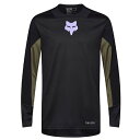 【メーカー在庫あり】 フォックス FOX MTB ディフェンドロングスリーブジャージ パークブラック Sサイズ 33418-001-S JP店