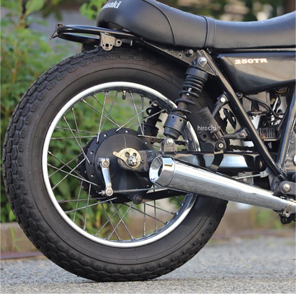 KAWASAKI - 【メーカー在庫あり】 グッズ GOODS スリップオンマフラー SHORT CONE MEGAPHONE MUFFLER 02年-06年 250TR クローム G4-00204 JP店