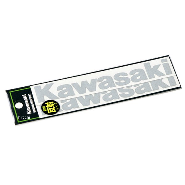 カワサキ純正 ロゴ反射ステッカー M 白 J7010-0179 JP店